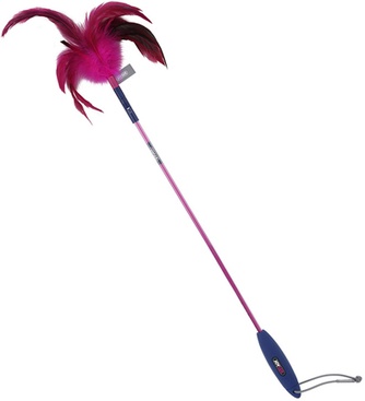 Игрушка для кошек JOYSER Cat Teaser Дразнилка Перья, розовая (65 см) Игрушка для кошек JOYSER Cat Teaser Дразнилка Перья, розовая (65 см)