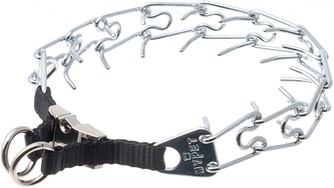 Ошейник для собак средних и крупных пород MY PET строгий с пряжкой серебристый (39 см/2,3 мм) Ошейник для собак средних и крупных пород MY PET строгий с пряжкой серебристый (39 см/2,3 мм)