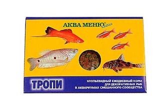 Корм для рыб АКВА МЕНЮ Тропи, хлопья (11 г)