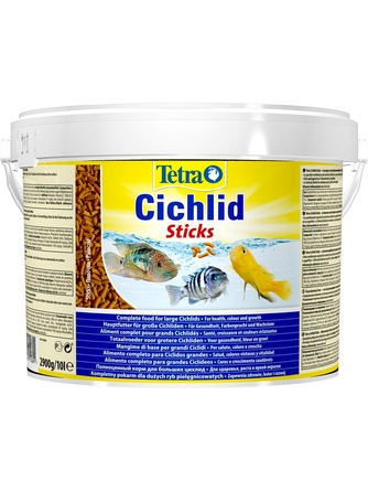 Корм для цихлид и крупных декоративных рыб TETRA Cichlid Sticks, палочки (10 л)