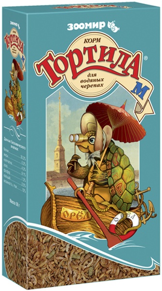 Корм для водяных черепах ЗООМИР Тортила-М (50 г)