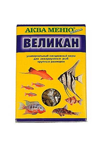 Корм для крупных аквариумных рыб АКВА МЕНЮ Великан (45 г)