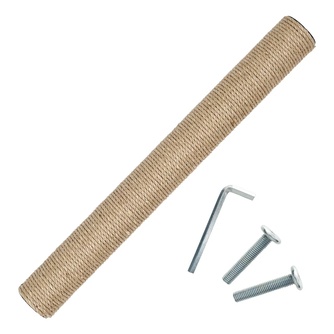 Запасной столбик для когтеточки RICH BREED два крепления гайка под болт, джут (L/80 см)