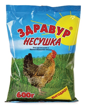 Кормовая добавка для кур ЗДРАВУР НЕСУШКА (600 г)