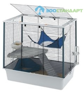 Клетка для хорьков FERPLAST Furet plus серая (78*48*70 см)