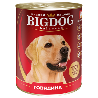 Корм влажный для собак ZOOGURMAN BIG DOG говядина (350 г)