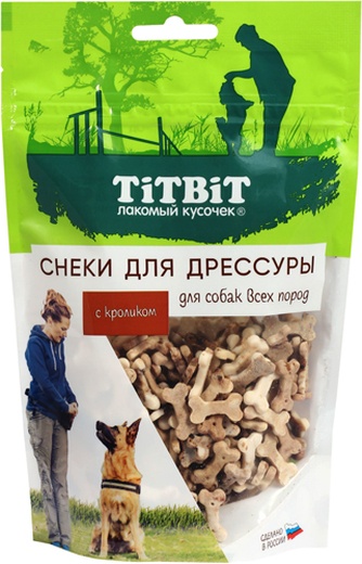Лакомство для всех пород TITBIT Снеки индейка, для дрессуры (100 г)