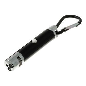 Игрушка для кошек ZOOONE Указка лазерная с фонариком, 5 фигур, черная