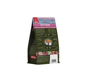 Корм сухой для котят, беременных и кормящих кошек BLITZ Holistic Kitten с индейкой и рыбой (1,5 кг)