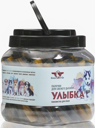 Лакомство для собак мелких пород GREEN QZIN Fresh Улыбка Палочки для свежести дыхания (1012 г)