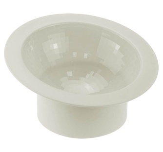 Миска для животных IDEA Сфера, цвет кремовый (0,2 л)