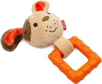 Игрушка для щенков GIGWI Suppa Puppa Собачка с пищалкой (15 см)