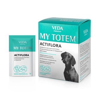 Кормовая добавка для собак VEDA My Totem Актифлора синбиотический комплекс (1 г/30 саше)