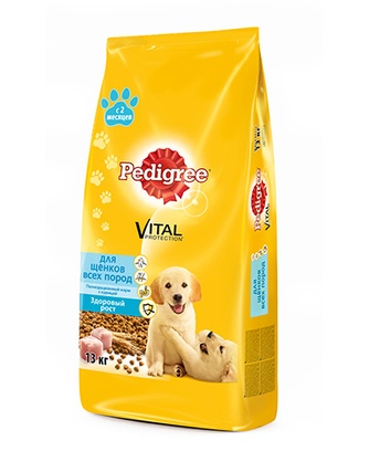 Корм сухой для щенков всех пород PEDIGREE Курица (13 кг)