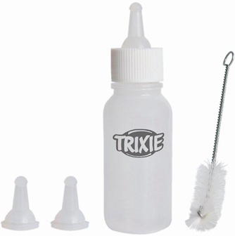 Набор для кормления TRIXIE 1 бутылочка 3 соски, ершик для мытья (57мл)