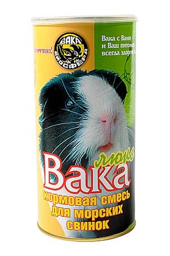 Корм для морских свинок ВАКА Люкс (0,8 кг)