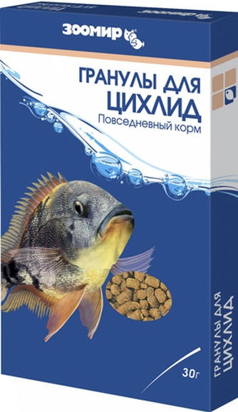 Корм для цихлид ЗООМИР гранулы (30 г)