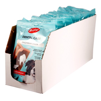 Лакомство для собак крупных пород BIFF Dental Care Снек жевательный говядина (270 г)