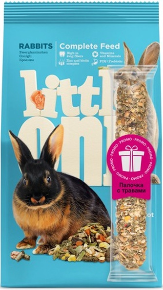 Набор Литтл Уан: 31032_6304 Корм для кроликов 900 г + Палочка 50 г
