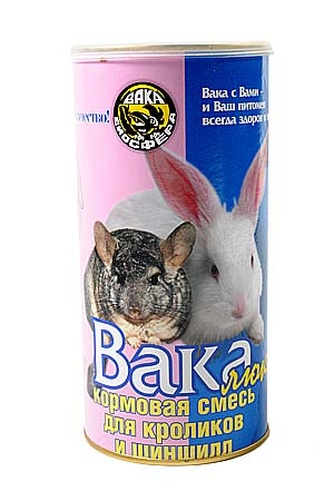 Корм для шиншилл и кроликов ВАКА Люкс (0,8 кг)