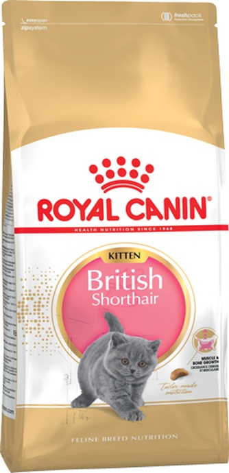 Корм сухой для британских короткошерстных котят ROYAL CANIN Kitten British Shorthair (2 кг)