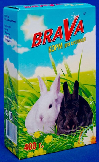 Корм для кроликов BRAVA (0,4 кг)