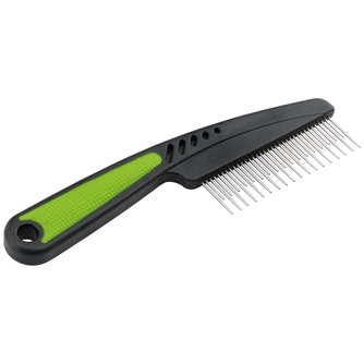 Гребень для кошек FERPLAS Gro 5794 с вращающимися зубцами разной длины (19,8*1,4*5,5 см)