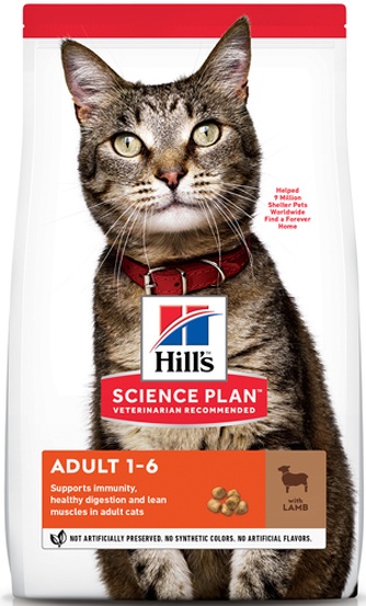 Корм сухой для кошек HILL'S Science Plan Ягненок (3 кг)