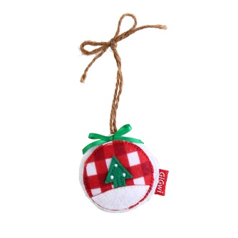 Игрушка для собак GIGWI X-mas Tales елочный шарик с кошачьей мятой (6 см)