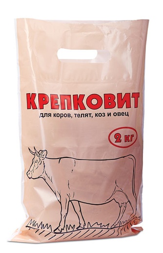 Кормовая добавка для коров, коз и овец КРЕПКОВИТ (2000 г)