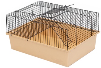 Клетка для грызунов ECO Терри-1 черно-бежевая (37*26*18 см)