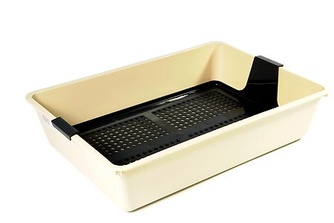 Туалет-лоток для кошек SAVIC Litter Tray со съемной решеткой (42*30*10 см)