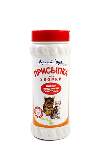 Присыпка для уборки жидких выделений животных ВЕРНЫЙ ДРУГ (300 г)