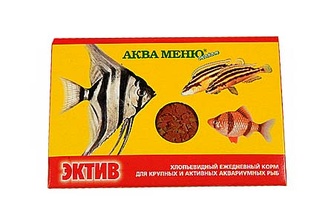 Корм для для крупных и активных рыб АКВА МЕНЮ Эктив (2 кг)