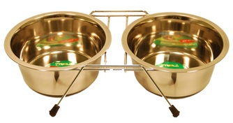 Подставка с мисками TRIOL (2*800 мл) Подставка с мисками TRIOL (2*800 мл)