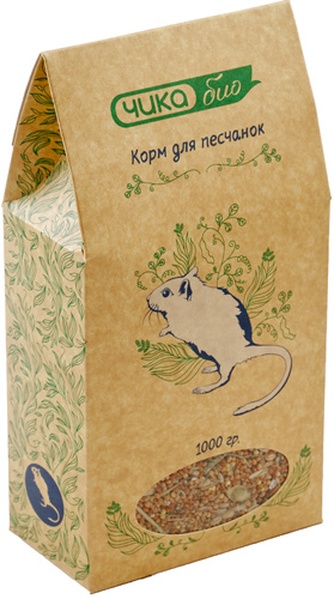 Корм сухой для песчанок ЧИКА Био (1 кг)