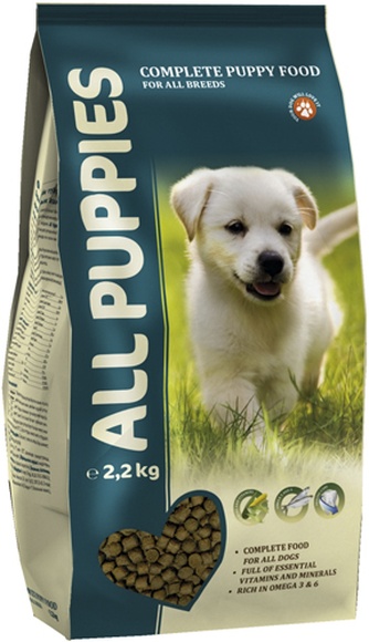 Корм сухой для щенков ALL PUPPIES 41 AL 675 (2,2 кг)