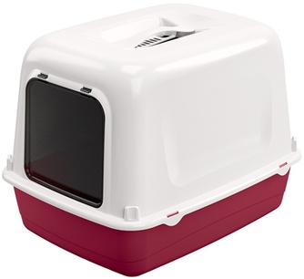 Туалет для кошек FERPLAST Clear cat 10 закрытый с угольным фильтром (47*35*35 см)