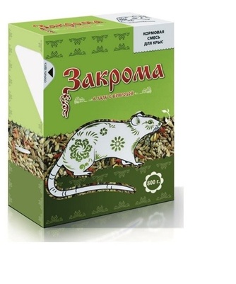 Корм сухой для крыс ЗАКРОМА Кормовая смесь (0,9 кг)