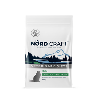 Корм сухой для кошек NORD CRAFT Cats Diabetic Glucose Control при сахарном диабете (10 кг)