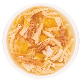 Лакомство для кошек ДЕРЕВЕНСКИЕ ЛАКОМСТВА Суп из курицы с уткой и тыквой (4 шт/35 г)