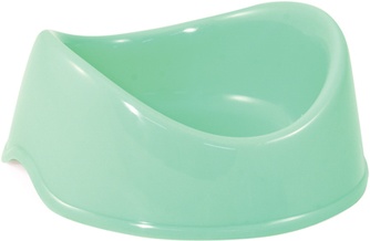 Миска для собак средних пород GAMMA Бисквит пластиковая бирюзовая (0,4 л)