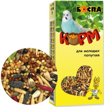 Корм для молодых попугаев БОСПА (500 г)