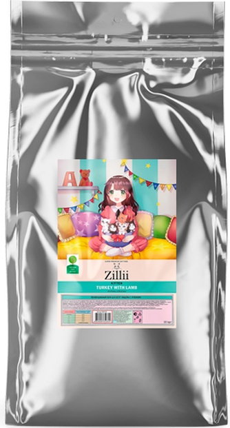 Корм сухой для котят ZILLI Kitten с индейкой и ягненком (10 кг)