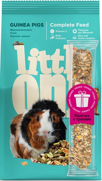 Набор Литтл Уан: 31022_6304 Корм для морских свинок 900 г + Палочка 50 г