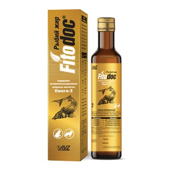 Рыбий жир для животных АВЗ Fitodoc (250 мл)