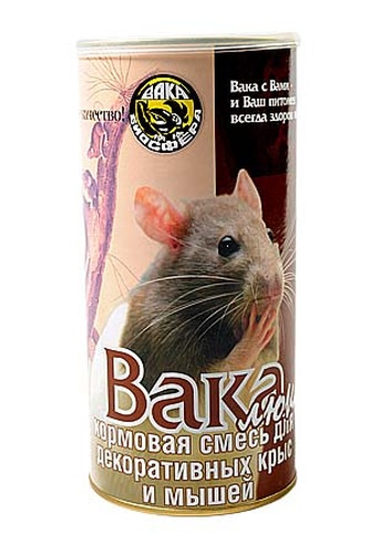 Корм для крыс и мышей ВАКА Люкс (0,8 кг)