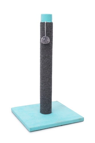 Когтеточка-столбик для кошек RICH BREED LOWCOST, ковролин (30*30*54 см)