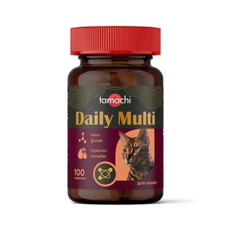 Витамины для кошек TAMACHI daily multi (100 таб)