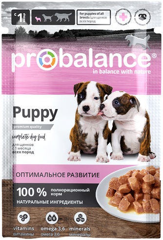 Корм влажный для щенков всех пород PROBALANCE Puppy (85 г)